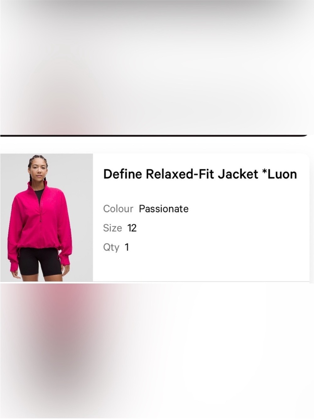 Lululemon Define Relaxed-Fit Jacket Luon - Passionate Pink